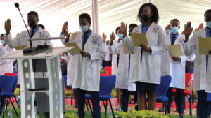 Medicine Inaugural Class Dedicated in Rwanda