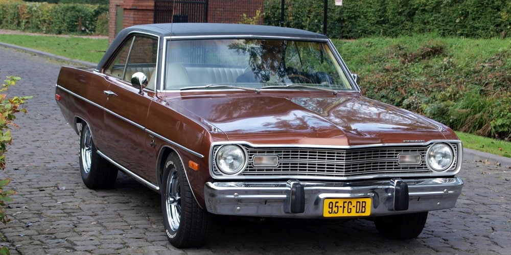 A 1973 Dodge Dart similar to the car that the author was driving at the time of the crash. (Wikicommons)