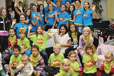 For the Kids: The Messy Church program in Slovenia provides a meaningful experience for children.