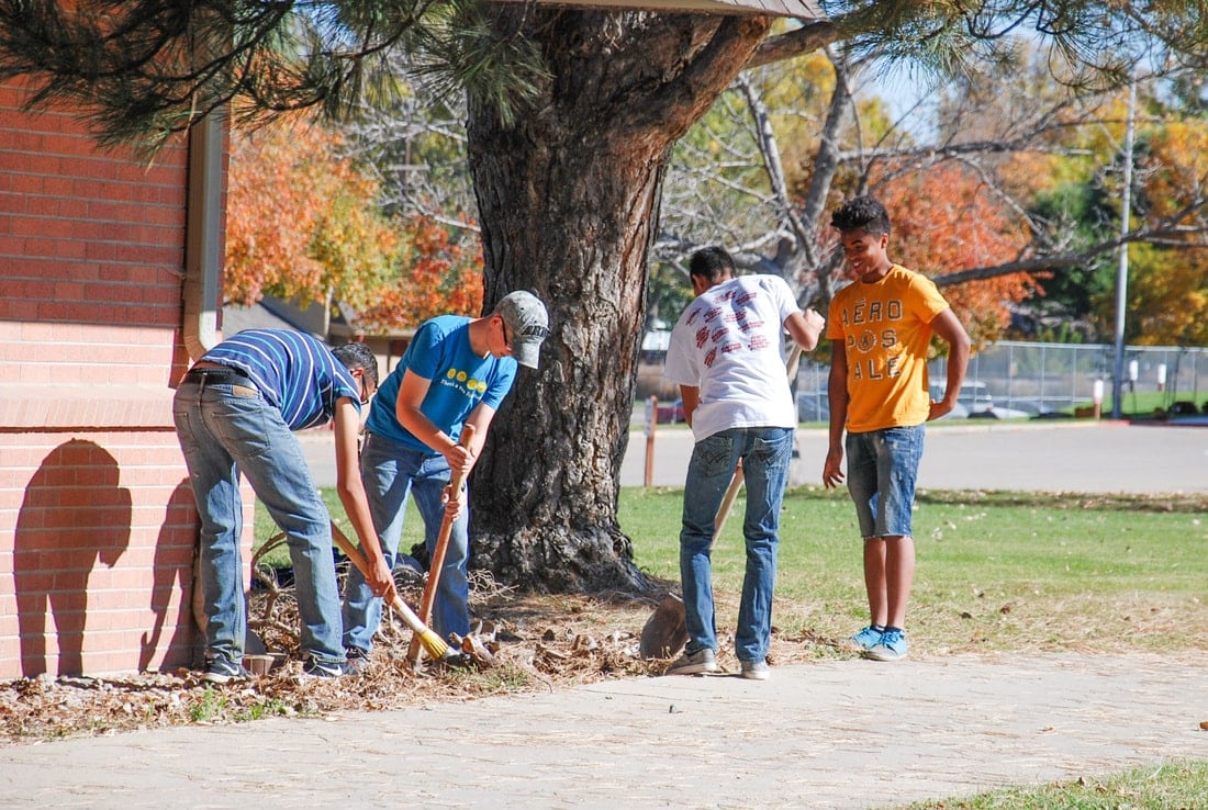 Students from Campion Adventist Academy in Loveland, Colorado, United States, were able to help with improvements to Imara Daima Adventist Academy during a mission trip to Nairobi, Kenya, in July 2019. [Photo: Campion Adventist Academy]