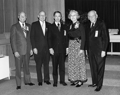 CORRECTION In a photograph that accompanied the article “Roland R. Hegstad, Longtim LibertyEditor, Dies at 92,” the caption misidentifed one of those pictured. The correct names are: B. L. Archbold (left), V. E. Garber, Roland Hegstad, Irene Wakeham, and Denton Rebok. We apologize for our error.—Editors