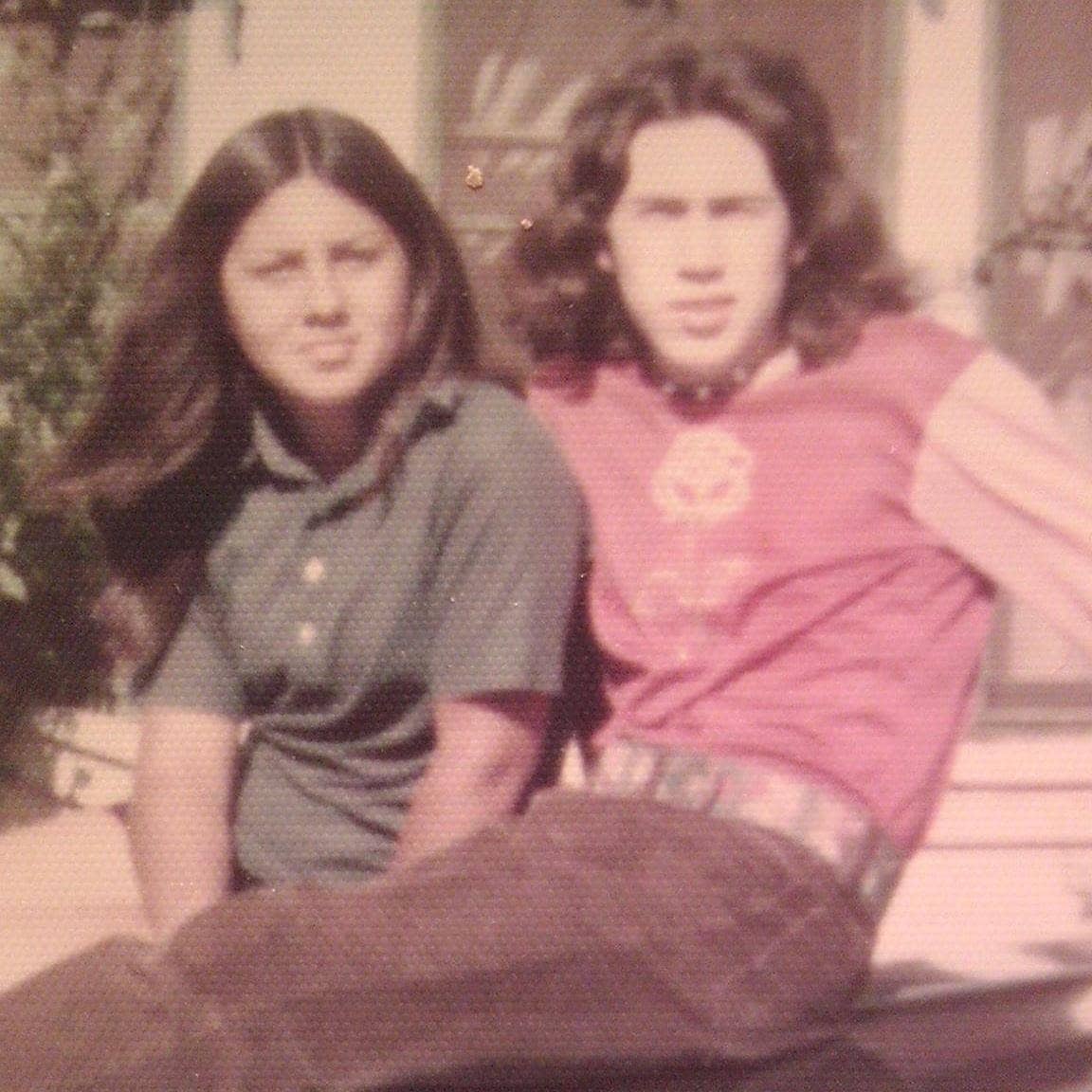 "Eddie" Canales and his future wife, Angie, during their dating days.