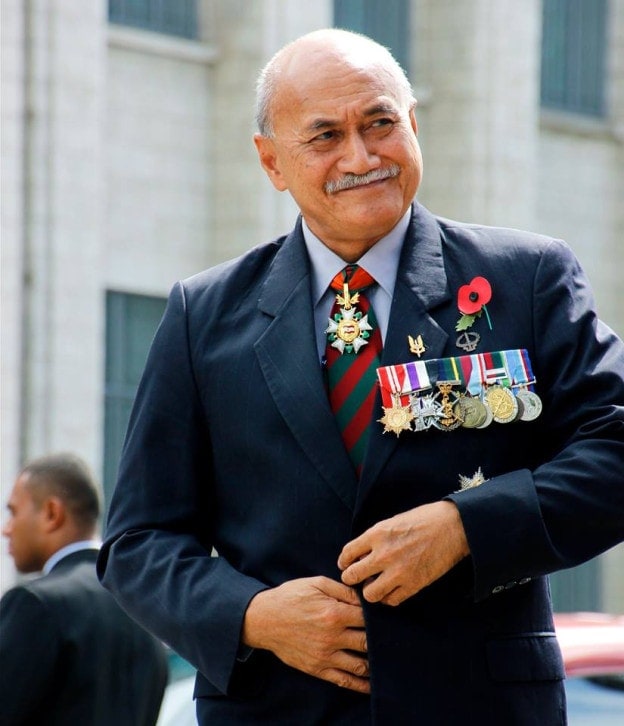 Konrote, 67, rose through the ranks of Fiji’s armed forces to become the only Fijian appointed as a United Nations force commander in the 1970s. (Fiji government)
