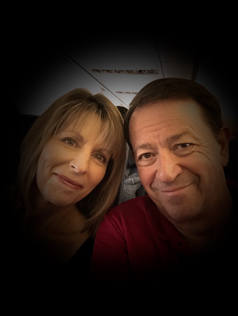 In this Facebook post from 2015, Mike Tucker wrote: "We spend so much time here it's only natural our selfies should be taken on an airplane!"