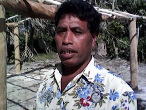Selwyn Faramarama, a Bible worker who has led three people to baptism on Anuta Island. (Irving Vagha / Adventist Record)