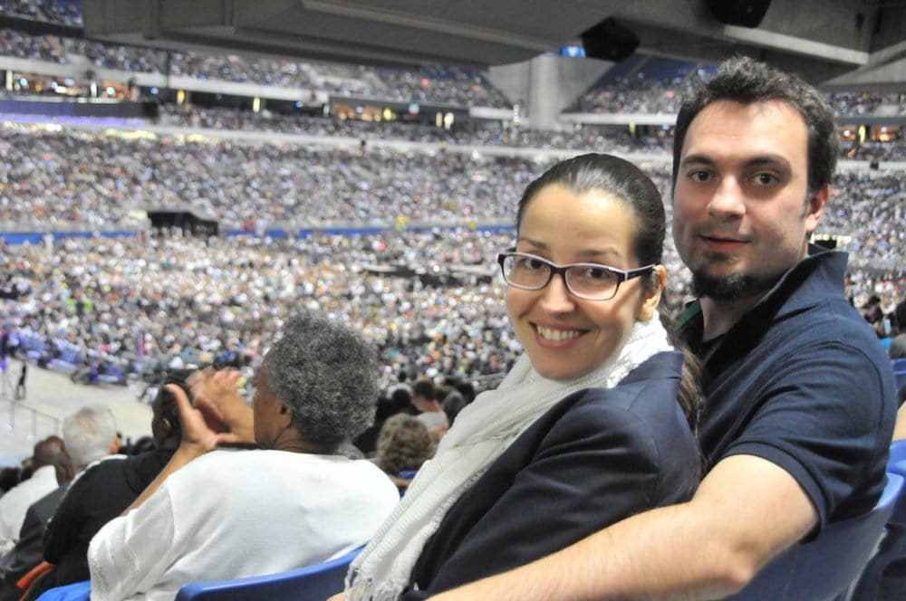 Dejan Stojkovic and his wife, Deana, attend the General Conference session in San Antonio. (BUC)