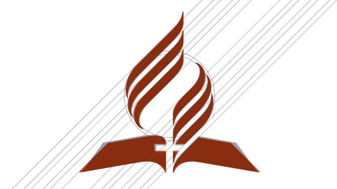 An artist's sketch of the updated Seventh-day Adventist Church logo. (Bryan Gray / ANN)