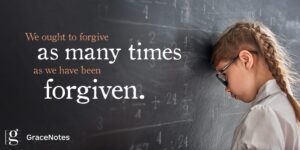 THE NUMBER OF FORGIVENESS