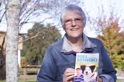 Barbara Fisher hopes her study, which features in a new book, will raise awareness of the educational benefits of canine-assisted literacy programs. Photo courtesy of Brenton Stacey