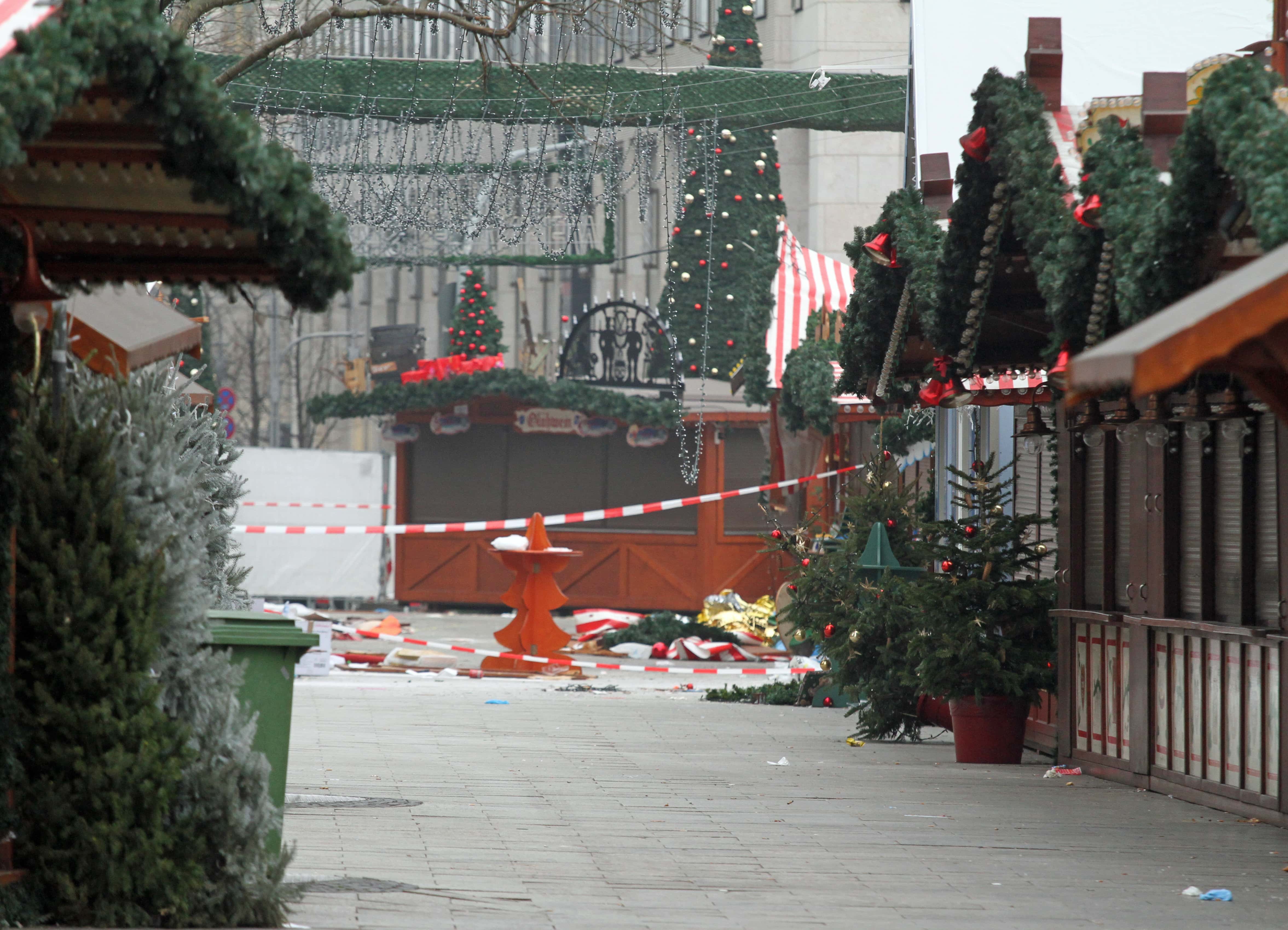 The scene in Berlin, Germany, on Dec. 20, 2016, one day after a terrorist attack at a Christmas open-air market. Credit: Andreas Trojak/Wikimedia Commons