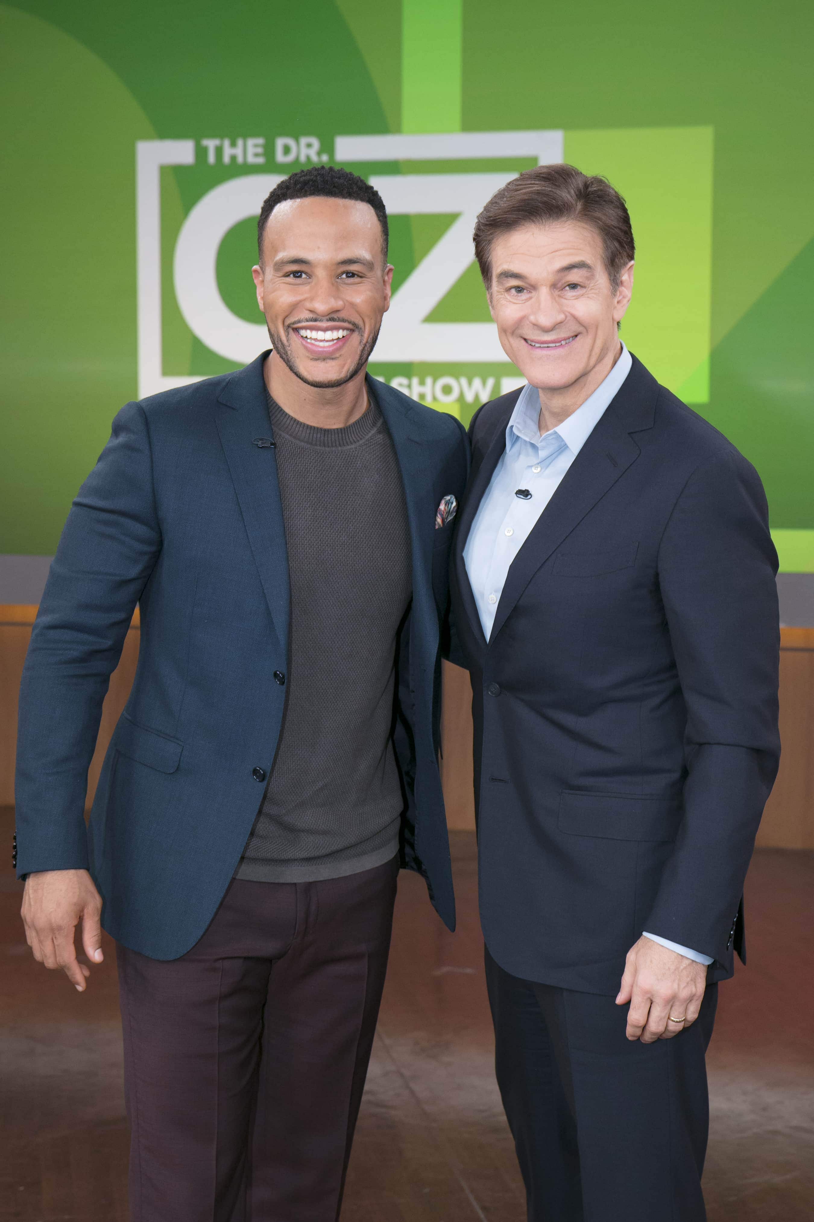 Seventh-day Adventist DeVon Franklin, at left, is bringing a message of faith to the nationally televised "Dr. Oz Show," hosted by cardiothoracic surgeon Dr. Mehmet Oz, at right. (Courtesy photo)