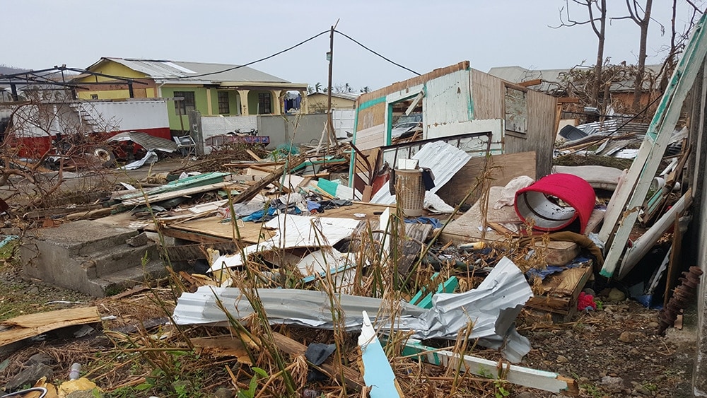 Around 80 percent of buildings and homes in the island was destroyed by Hurricane Maria. [Photo: Samuel Telemaque, Inter-American Division News]