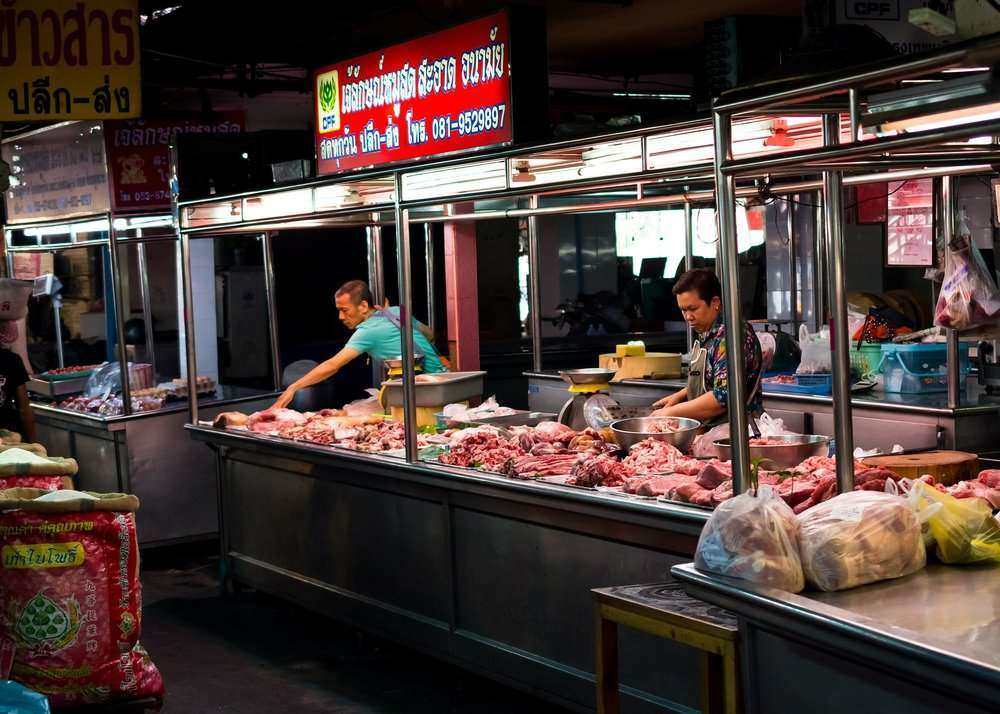 A meat market in Thailand. (Pixabay)