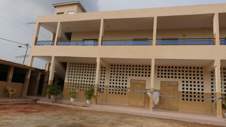 The new community center in Lomé, Togo, which will be used for outreach activities that will benefit the local community. [Credit: Togo Conference]