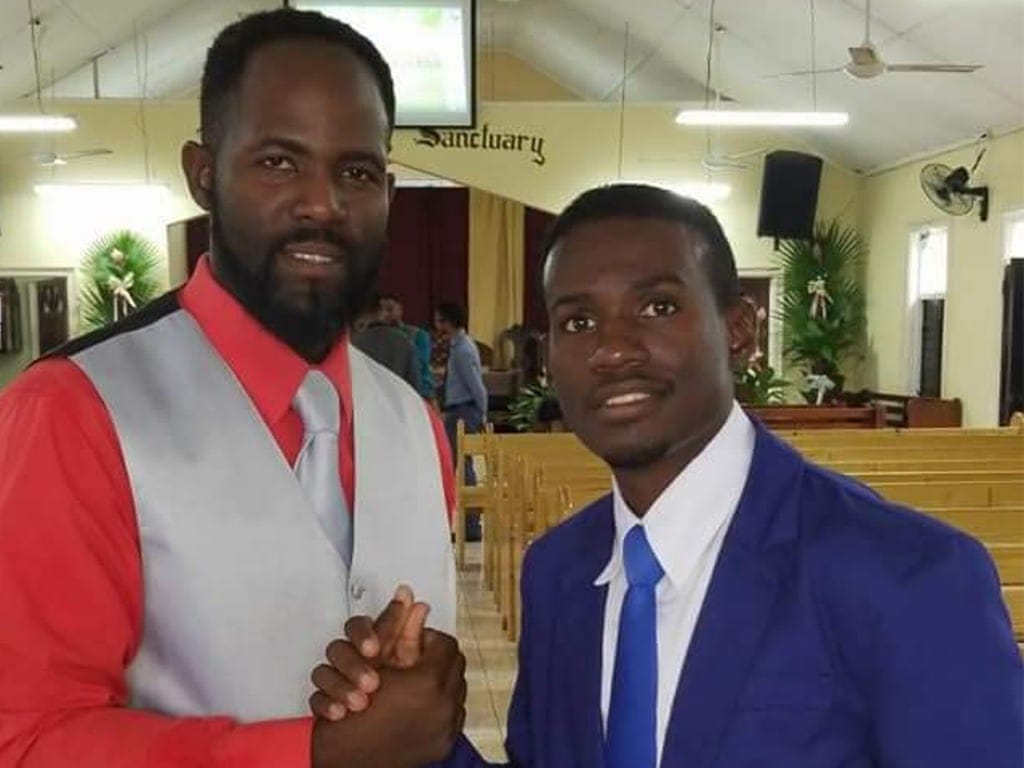 Friends Duran Bryan (left), 30, and Chavar Lewis, 31, drowned on December 31, 2018 after rough seas swept them away at Silver Sands beach in Duncans, Trelawny, Jamaica. They were attending the birthday celebration of a fellow member of the St. Ann’s Bay Adventist church. [Photo: Facebook]