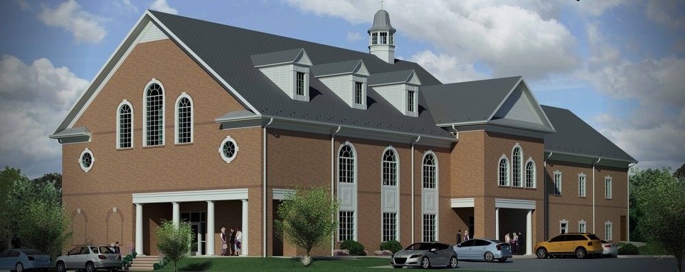 An artist's impression of the Life Hope Seventh-day Adventist Community Church. Image courtesy of Mark Finley