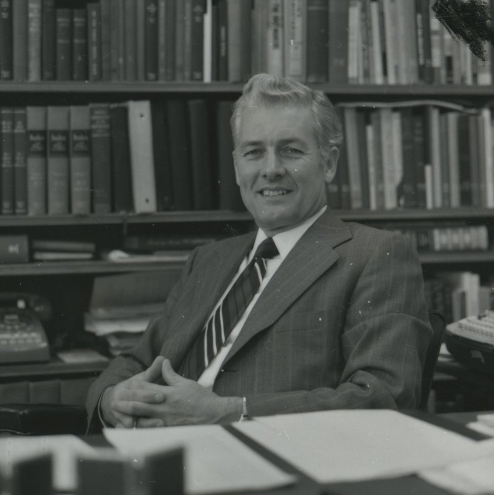 Herbert Douglass pictured in 1973 while working at the Review and Herald (now the Adventist Review). The role gave Douglass the time and opportunity to publish articles and books on the concepts he had developed during his years of teaching. Photo: Adventist Archives