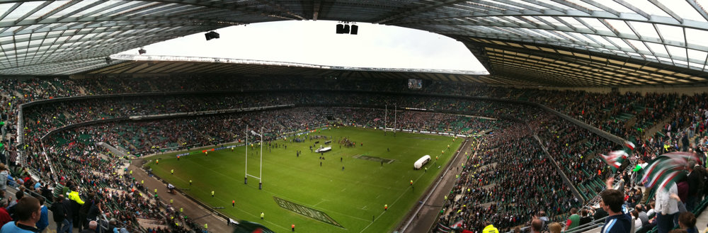 A panoramic view of Twickenham Stadium where Eddisson Munoz will play on March 23. Photo: Ed Watts / Flickr