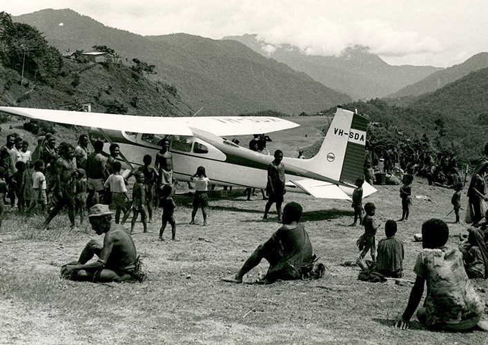 Aircraft VH-SDA, Papua New Guinea [Courtesy of Adventist Heritage Centre, Australia]