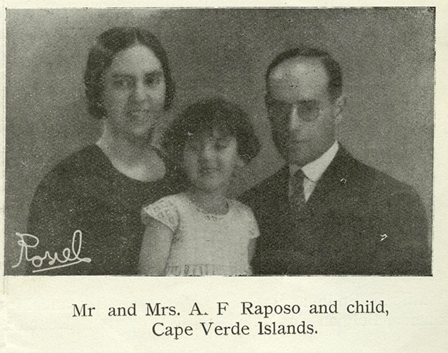 Alberto Raposo and family on Cape Verde Islands [Courtesy of the General Conference Department of Archives, Statistics, and Research]