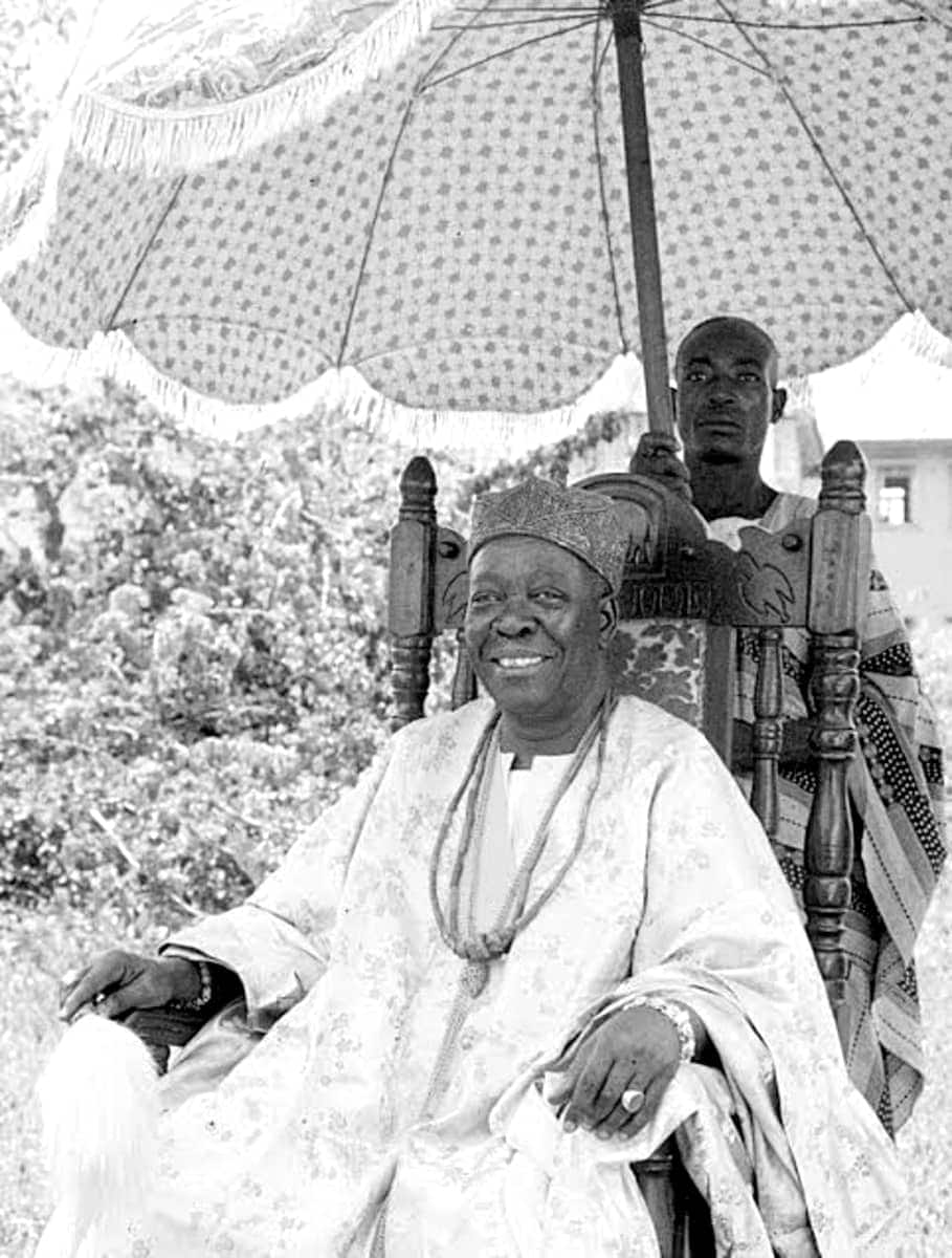 His Royal Majesty, Sir Titus Adesoji Aderemi, was a leader of Ile Ife. [Courtesy of Adesoji Aderemi]