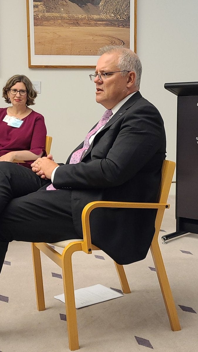 Australian prime minister Scott Morrison was present at the February 22, 2021 meeting on national COVID-19 recovery. [Photo: Adventist Record]