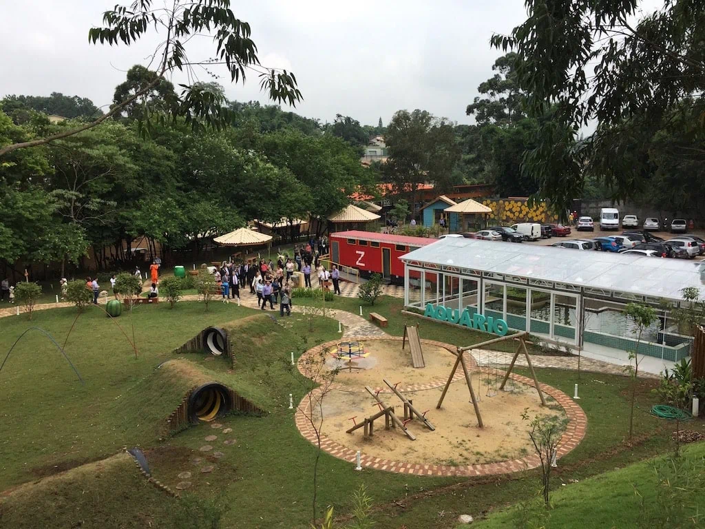 Partial view of Zionland, a theme park designed to teach children about healthy food and nature preservation. [Photo: São Paulo Conference]