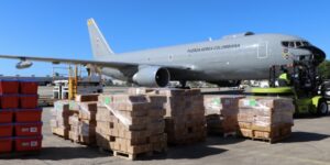 Tons of Emergency Supplies Are Airlifted to Colombian Islands