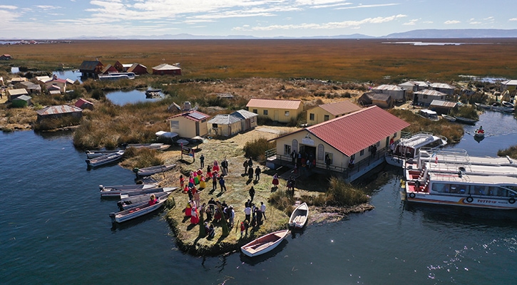 Family Project Peru 2022 Floating Church Aerial