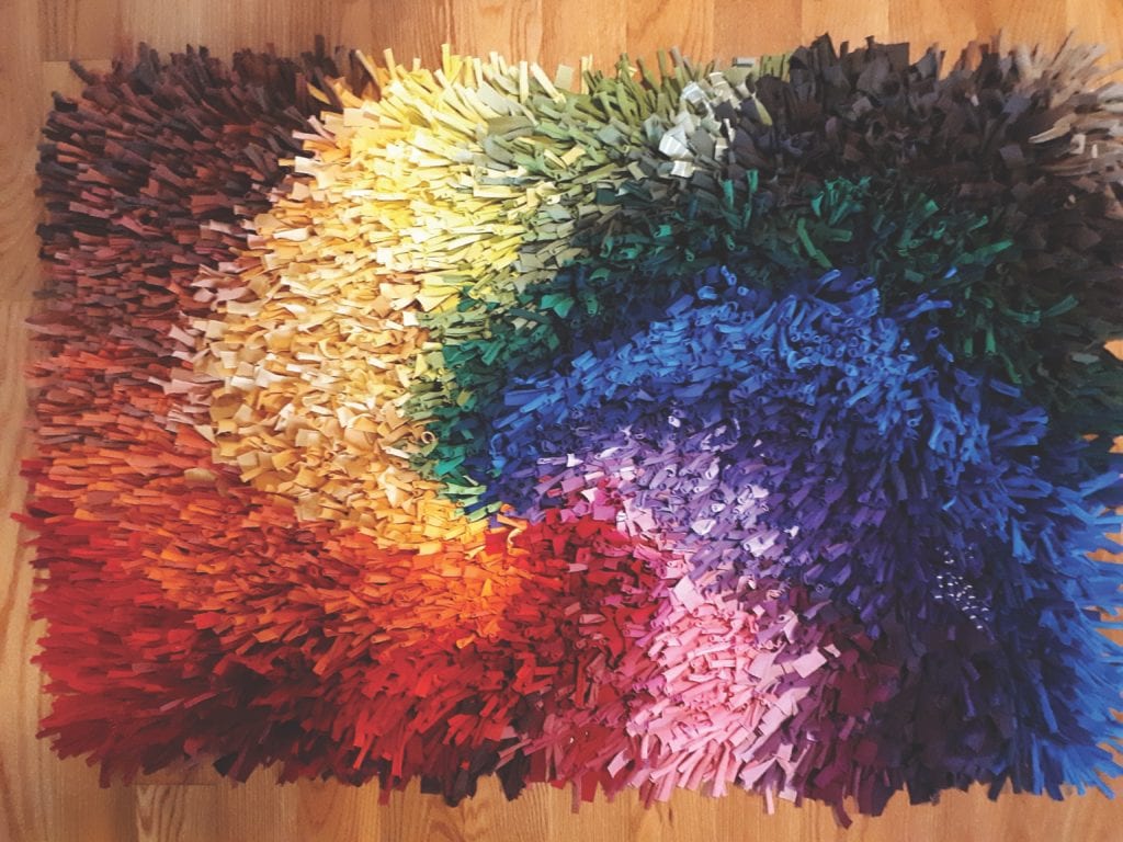Rainbow swirl rug copy