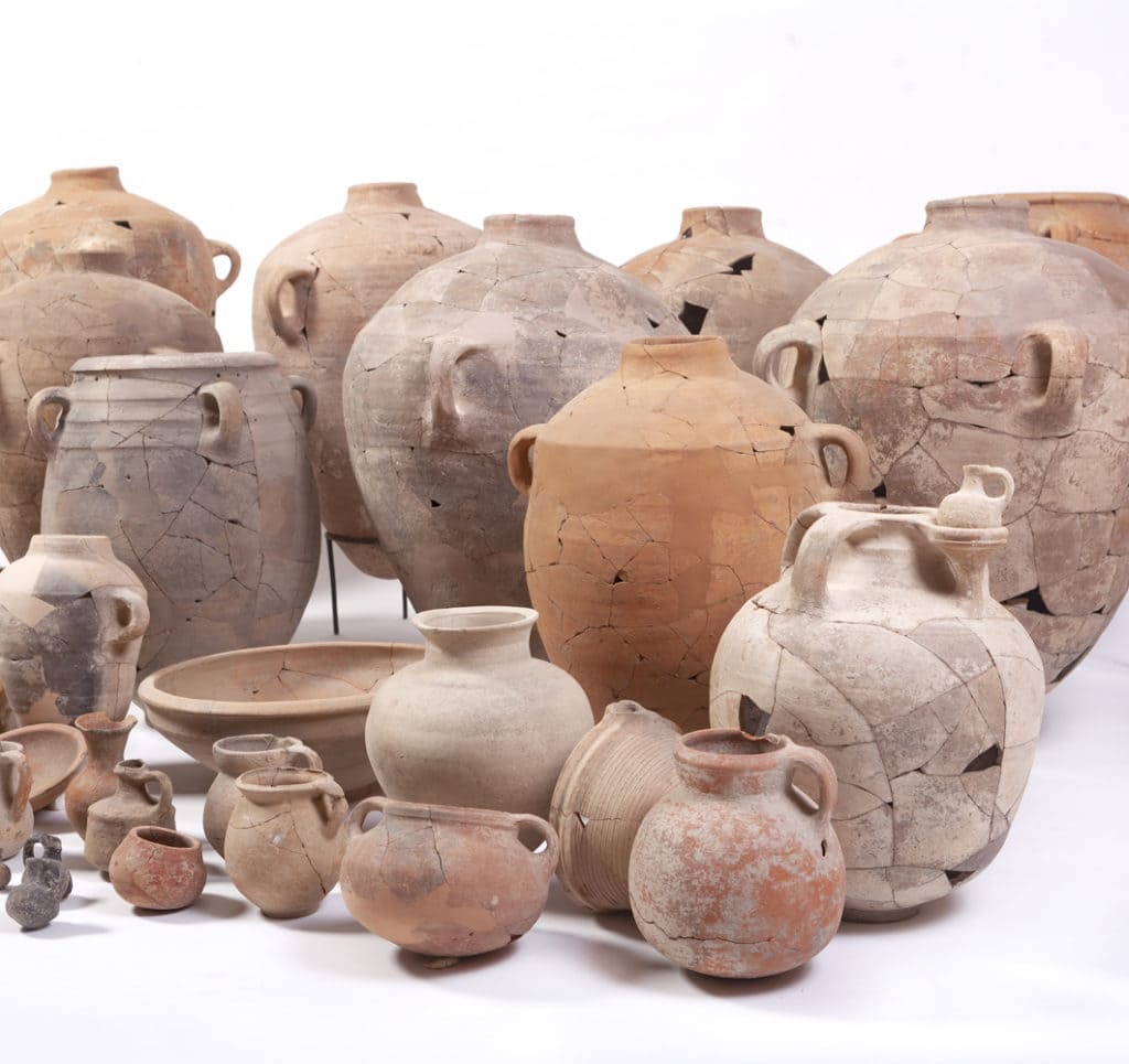 SAU New Archaeology Exhibit artifacts by Tal Rogovski