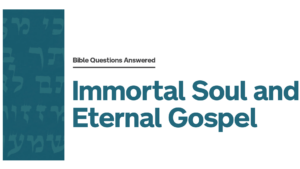 Immortal Soul and Eternal Gospel