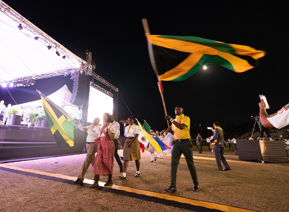iad camp jamaica flag