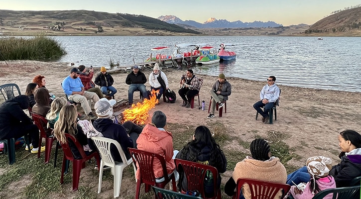 Catalyst Group Worship at Lake