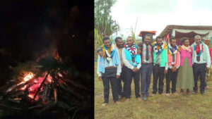 In Papua New Guinea, Young Men Burn Marijuana Crops Before Baptism