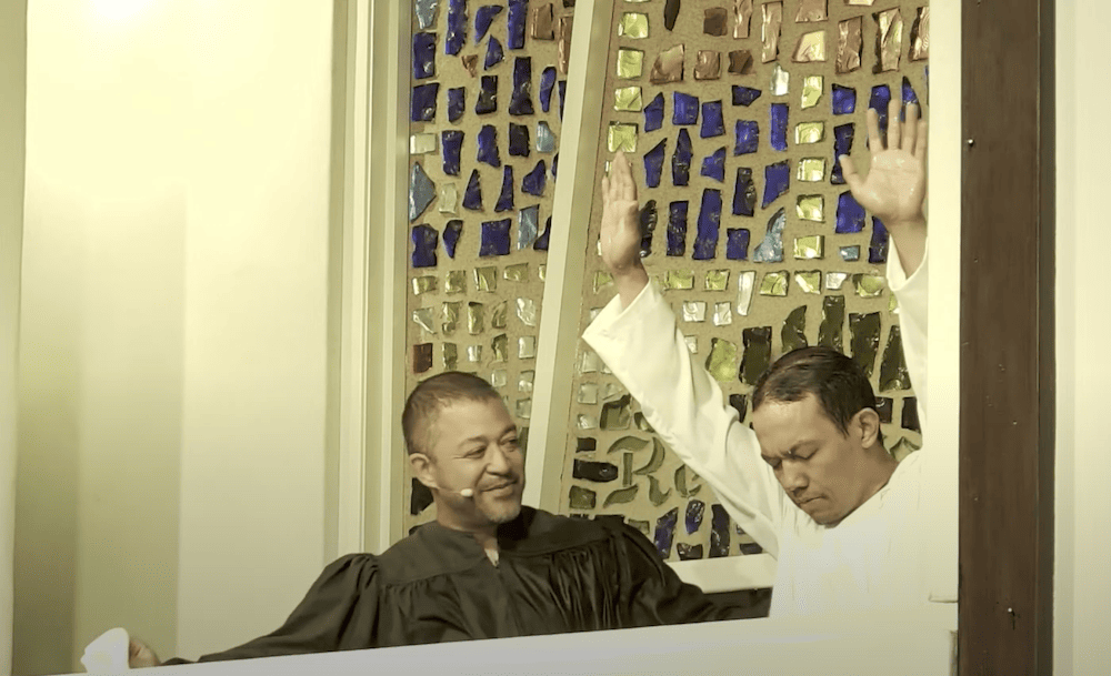 Joel Mayol was baptized at the Milpitas Adventist Church