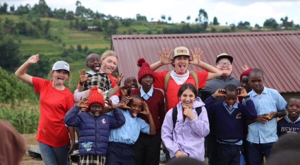 Student Volunteers Build and Bond with a School in Kenya